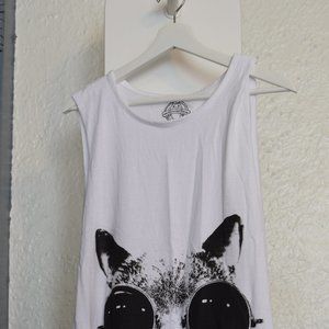 Adorable brand Meowingtons tank top